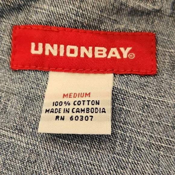 Vintage Union Bay Capri Denim Overalls - Picture 3 of 8